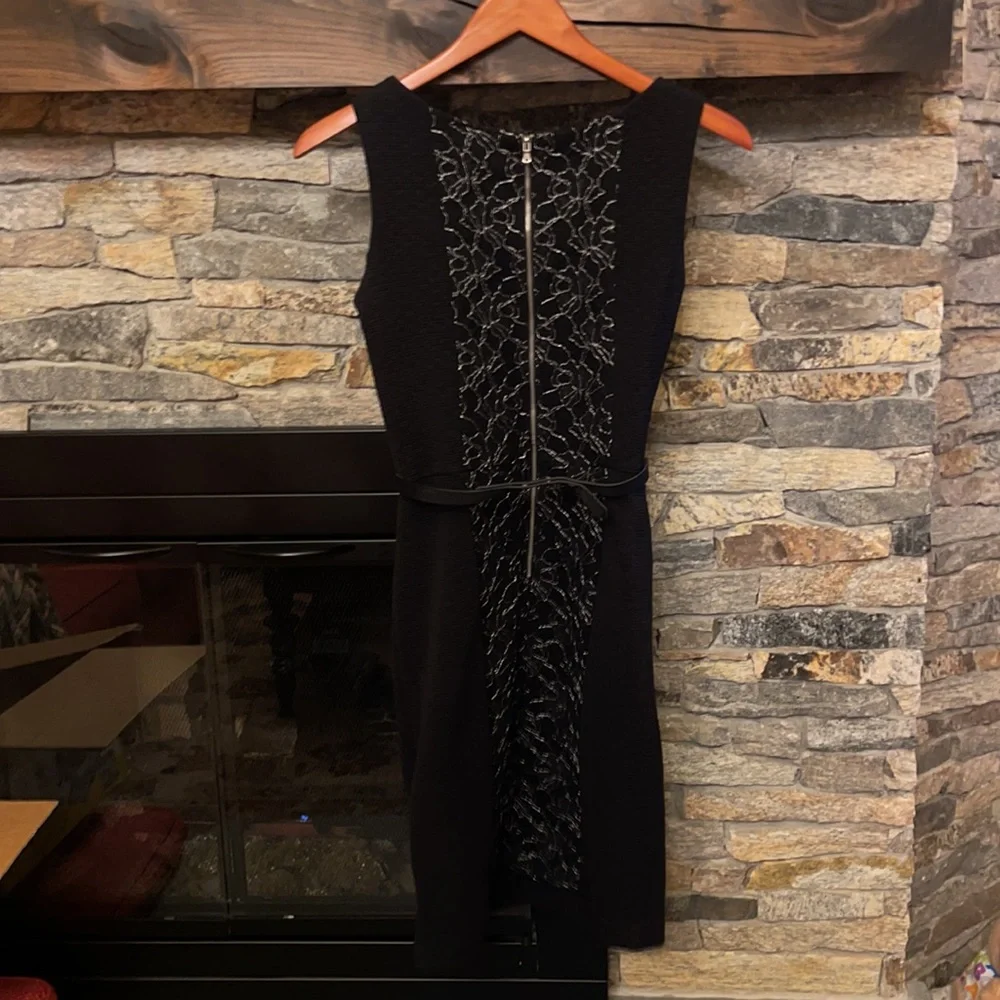 Worn one size 2 dress with cute belt - Picture 2 of 2